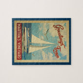 Puzzle Vintage voyage de voilier de Martha's Vineyard (Horizontal)