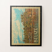 Puzzle Vintage voyage du Belize (Vertical)