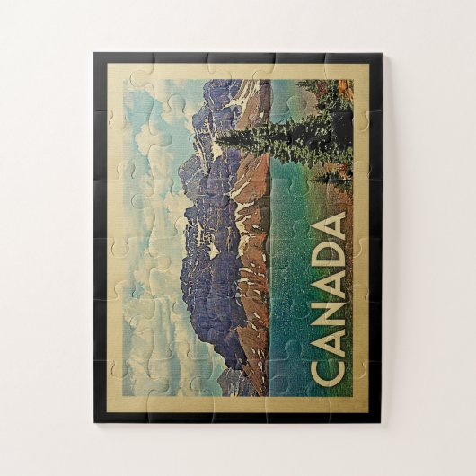Puzzle Vintage voyage du Canada (Vertical)