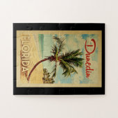 Puzzle Vintage voyage Dunedin Palm Tree (Horizontal)