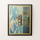 Puzzle Vintage voyage mobile Alabama (Vertical)