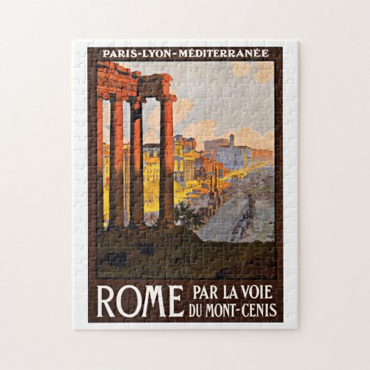 Puzzle Vintage voyage Rome Italie (Vertical)