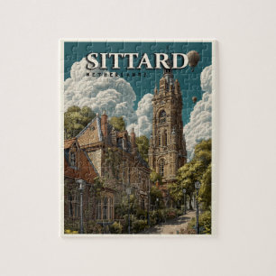 Puzzle Vintage voyage Sittard Pays-Bas