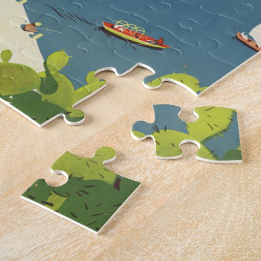 Puzzle Vintage voyage Suisse (Côté)