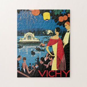 Puzzle Vintage voyage Vichy France