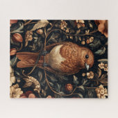Puzzle Vintage William Morris Bird Foliage Art (Horizontal)