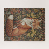 Puzzle Vintage William Morris Fox Woodland Art (Horizontal)