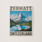 Puzzle Vintage Zermatt Suisse Matterhorn (Vertical)