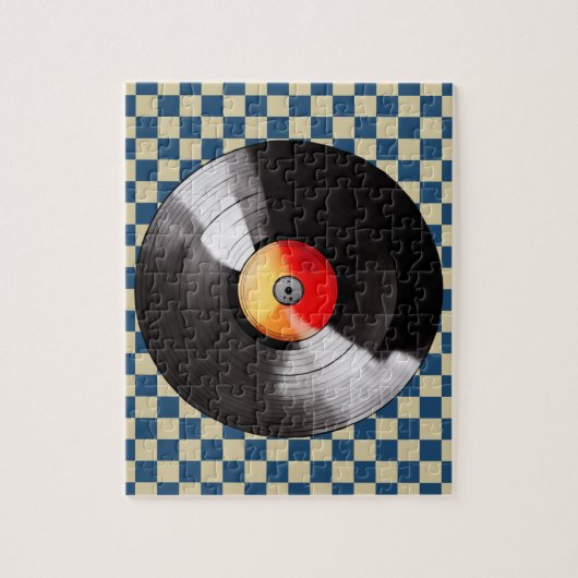 Puzzle Vinyl Record (Vertical)
