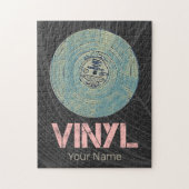 Puzzle Vinyl Record Retro Disco Conception de musique Vin (Vertical)