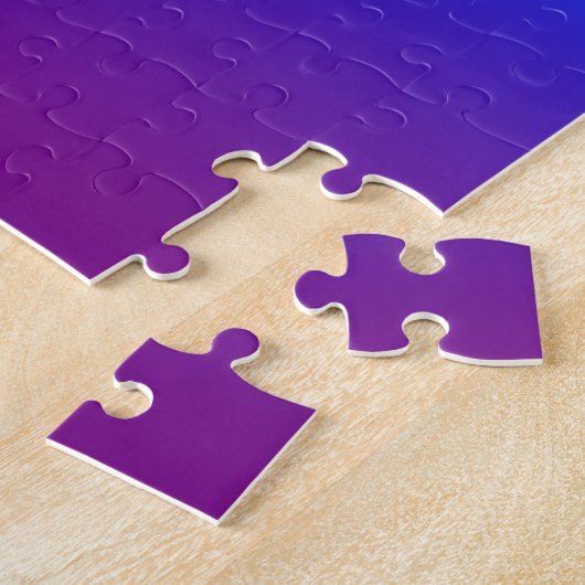Puzzle Violet bleu vert jaune orange rouge arc-en-ciel Om (Côté)