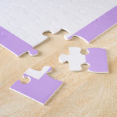 Puzzle Violet frais | Unicorn fille anniversaire (Côté)