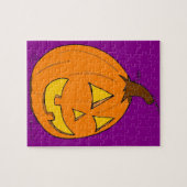 Puzzle violet Jack o' Lantern (Horizontal)