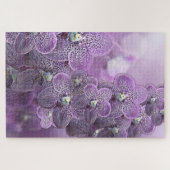 Puzzle Violet Purple Blooming Flower Orchids Messenger Ba (Horizontal)