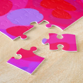 Puzzle Violet, rose et orange (Côté)