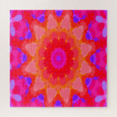 Puzzle Violet, rose et orange (Horizontal)