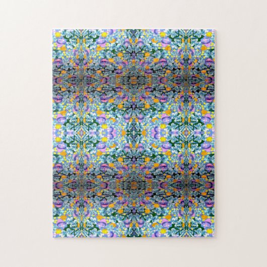 Puzzle Violets Et Lampes (Vertical)