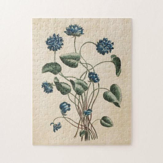 Puzzle Violets floraux vintages (Vertical)