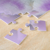 Puzzle Violettes africaines violettes et blanches (Côté)