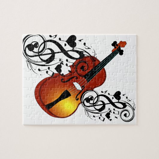 Puzzle Violin, Lover at Heart_ (Horizontal)