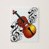 Puzzle Violin, Lover at Heart_ (Vertical)