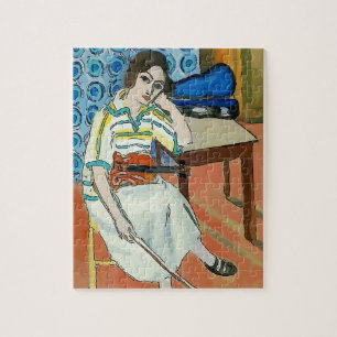 Puzzle Violon et téléphone cellulaire, fauvisme
