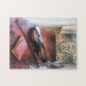 Puzzle Violon sur Credenza (Horizontal)