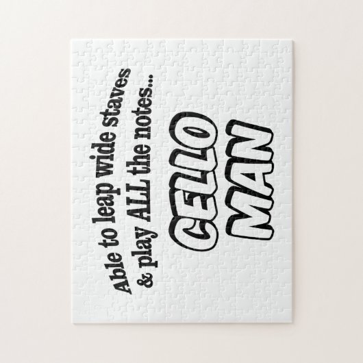 Puzzle Violoncelle Man (Vertical)