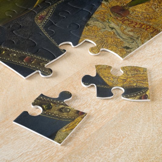 Puzzle Virgin Enthroné, Le Retable De Gand (Côté)