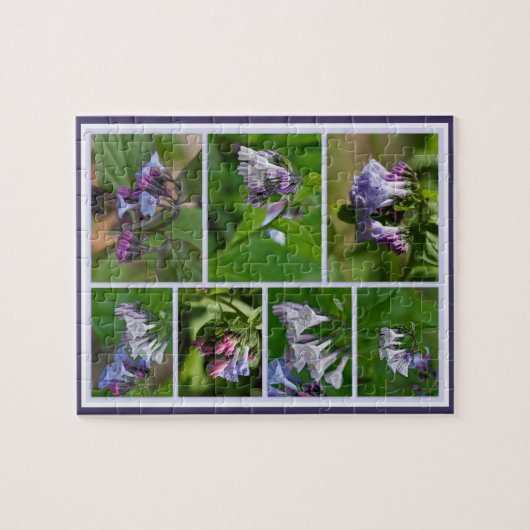 Puzzle Virginia Bluebells Fleurs sauvages (Horizontal)