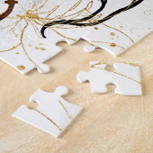 Puzzle Virgo Maiden Symbole astrologique or (Côté)