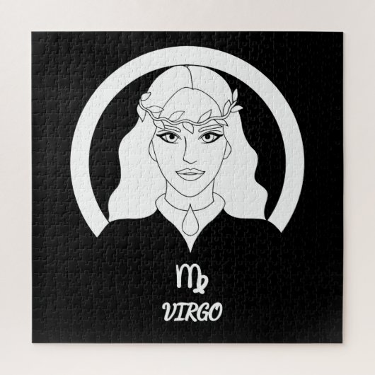 Puzzle Virgo Silhouette (Vertical)