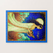 Puzzle Virgo Zodiac Beauty Under a Night Sky (Horizontal)