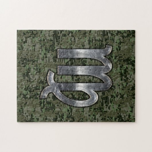 Puzzle Virgo Zodiac Connexion Olive Green Camion numériqu (Horizontal)