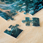 Puzzle Virgo Zodiac with Moonlit Maiden Holding a Glowing (Côté)