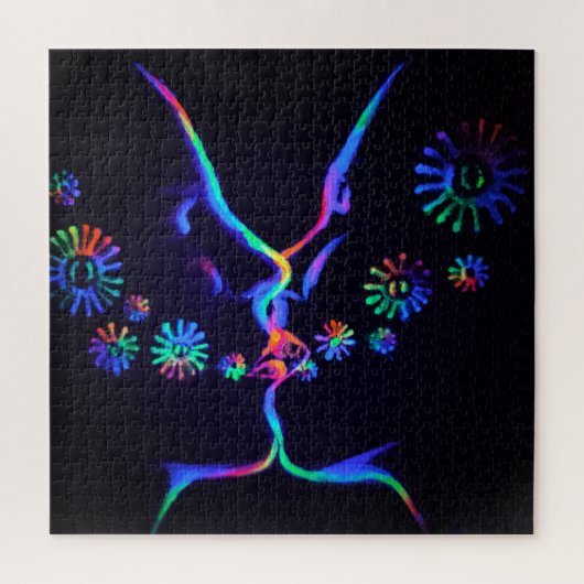 Puzzle virus d'Epstein Barr et la maladie du baiser (Vertical)