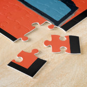 Puzzle Visage Abstrait Art déco (Côté)