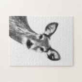 Puzzle Visage de cerfs doux (Horizontal)