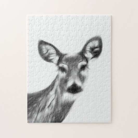 Puzzle Visage de cerfs doux (Vertical)