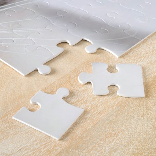 Puzzle Visage de chat blanc, chat facile (Côté)