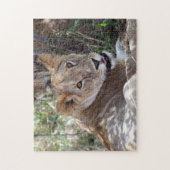 Puzzle visage de lion (Vertical)