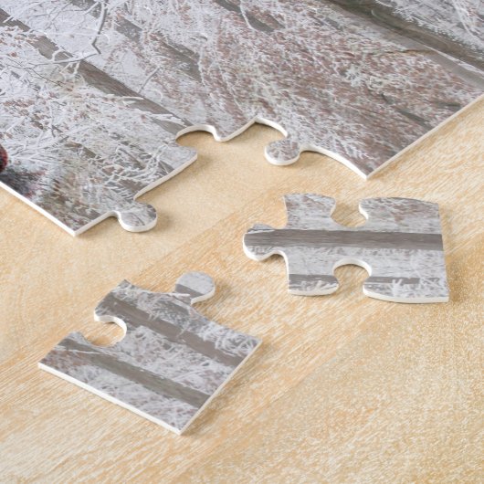 Puzzle Visage de loup caché (Côté)