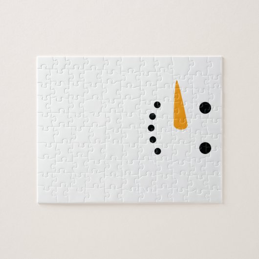 Puzzle Visage de neige (Horizontal)