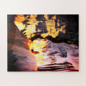 Puzzle Visage effrayant dans une grotte (Horizontal)