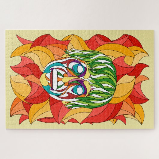 Puzzle Visage Grimace (Horizontal)