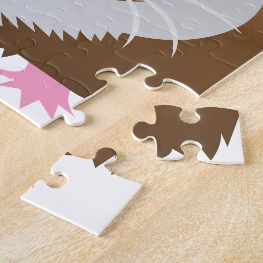 Puzzle visage mignon de cobaye (Côté)