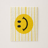 Puzzle Visage sur les rayures jaunes ensoleillées (Vertical)