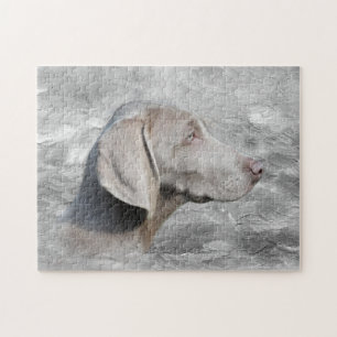 Puzzle Visage Weimaraner