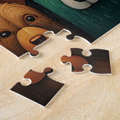 Puzzle Visages de chiens colorés (Côté)