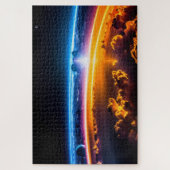 Puzzle Vision cosmique de la ville future à partir de la (Vertical)